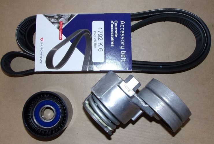 Komplet paska klinowego Renault Laguna II 1.9 Dci