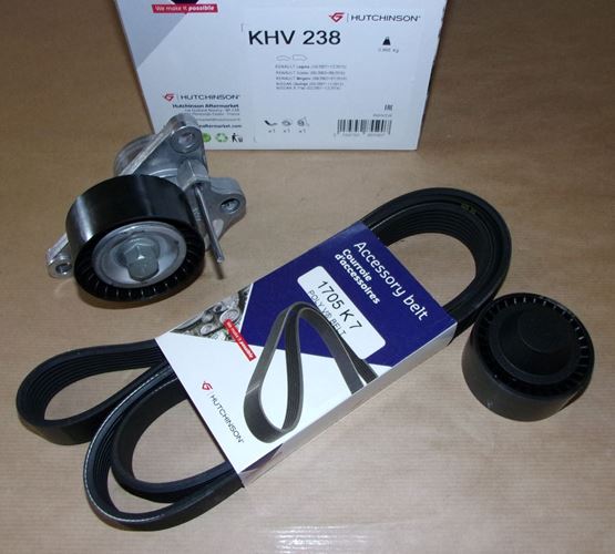 Komplet paska klinowego Renault Laguna III 2.0 Dci