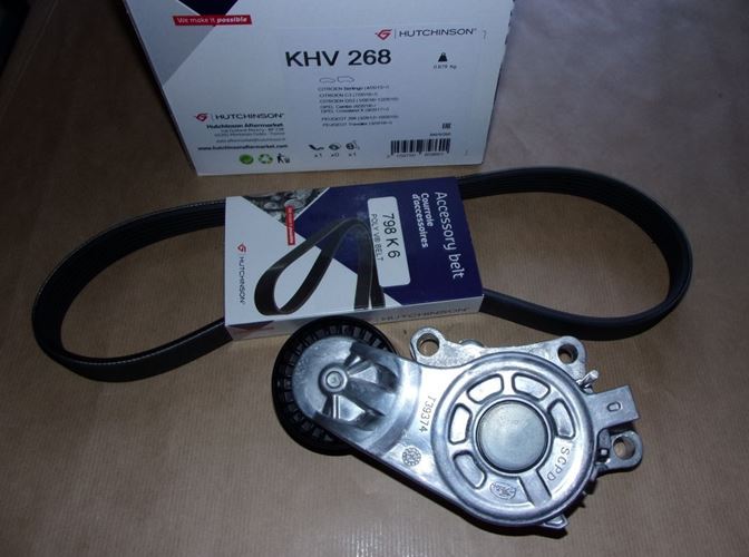 Komplet paska klinowego Citroen C3 III Peugeot 208 1.6 Hdi