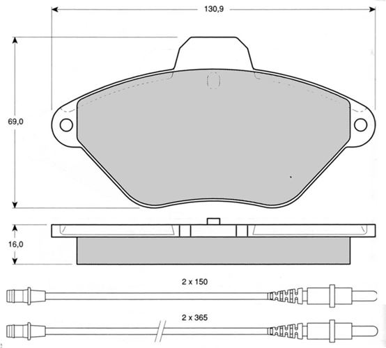 KLOCKI HAM.C XANTIA 2.0I/2.0 16V BDX
