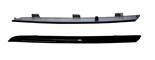 Listwy atrapy Renault Clio IV czarne komplet 2 sztuki