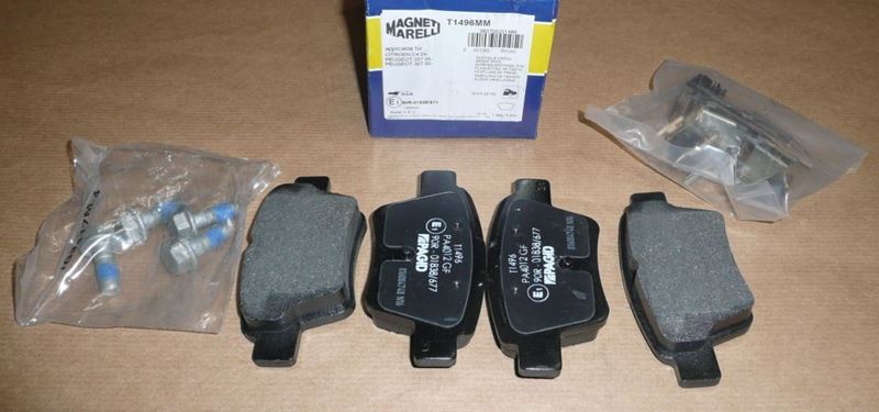 Klocki hamulcowe Peugeot 207 1.6 16V 1.6 Hdi tył