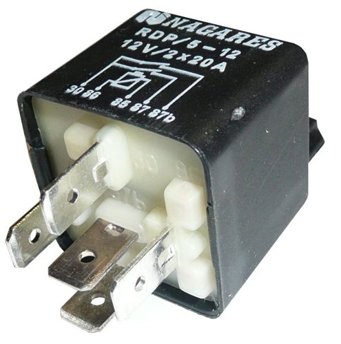 Przekaźnik elektryczny otwarty 2 styki 2x20A