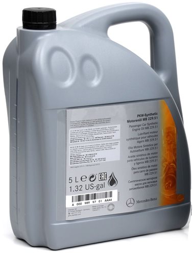OLEJ MERCEDES 5W-30 5L MB229.51 DPF