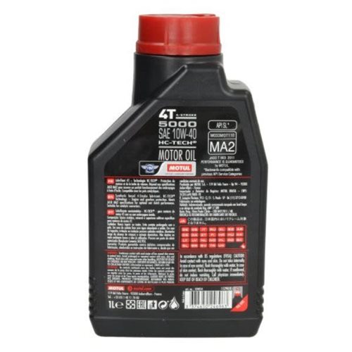 OLEJ MOTUL 10W-40 4T 5000 HC-TECH 1L
