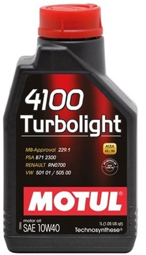 OLEJ MOTUL 10W-40 4100 TURBOLIGHT 1L