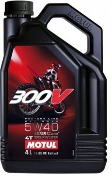 OLEJ MOTUL 5W-40 4T 300V 4L FL