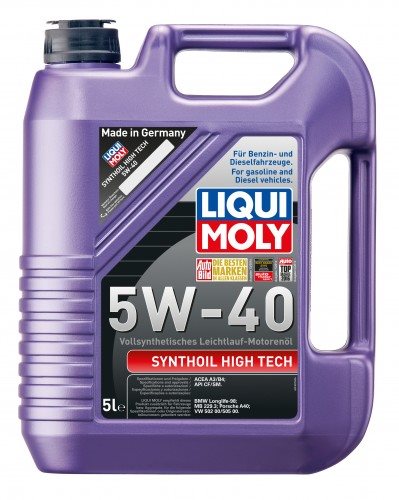 SYNTHOIL HIGH TECH 5W40 5L SM/CF, A3/B3/