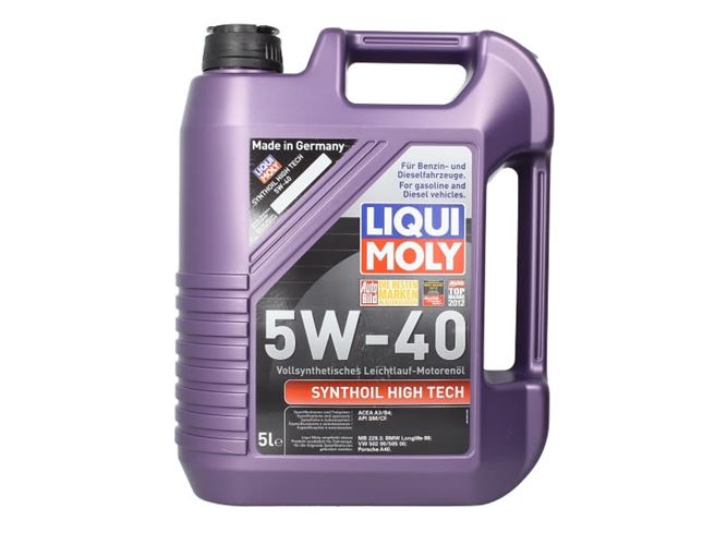 SYNTHOIL HIGH TECH 5W40 5L SM/CF, A3/B3/