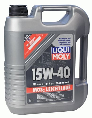 MOS2 LEICHTLAUF SUPER 15W40 5L A3/B4, Z