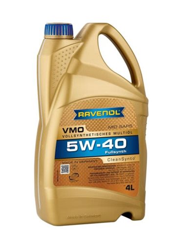 RAVENOL VMO 5W40 CLEANSYNTO 4L SN/CF, C3
