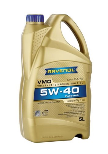 RAVENOL VMO 5W40 CLEANSYNTO 5L SN/CF, C3