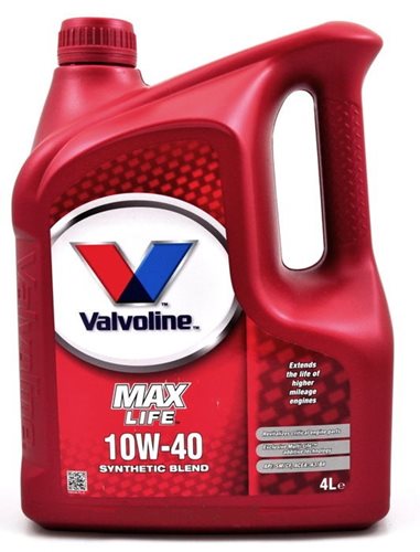 VALVOLINE MAXLIFE 10W40 4L SN/CF, A3/B4,