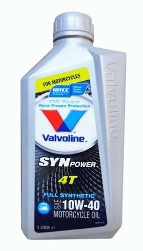 VALVOLINE SYNPOWER 4T 10W40 1L SN, MA/MA