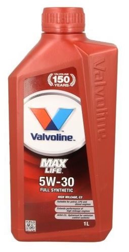 VALVOLINE MAXLIFE 5W30 1L SN, A3/B3/B4,