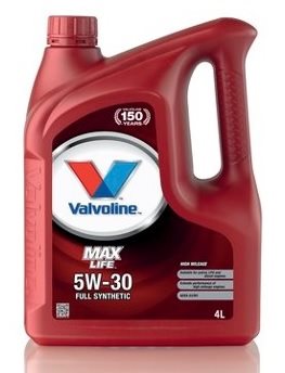 VALVOLINE MAXLIFE 5W30 4L SN, A3/B3/B4,
