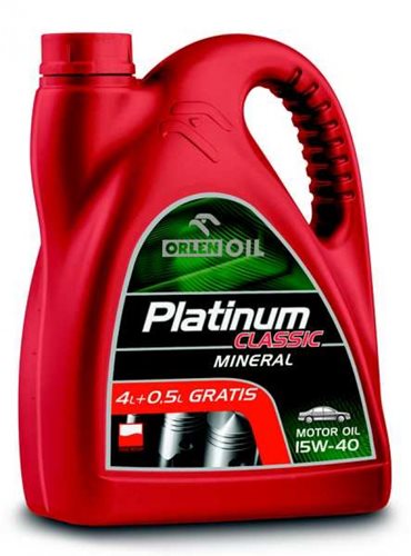 OLEJ PLATINUM CLASSIC 15W-40 4,5L BENZ
