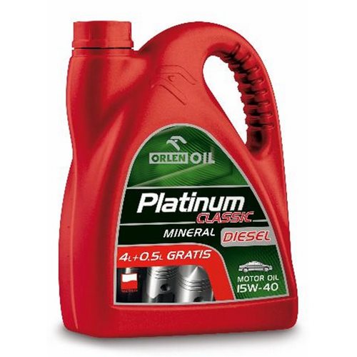 OLEJ PLATINUM CLASSIC 15W-40 DIESEL 4,5L
