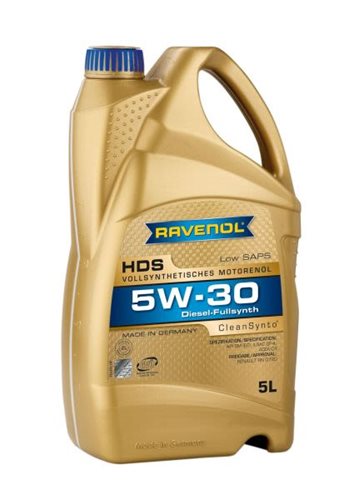 OLEJ RAVENOL HDS 5W-30 CLEANSYNTO 5L