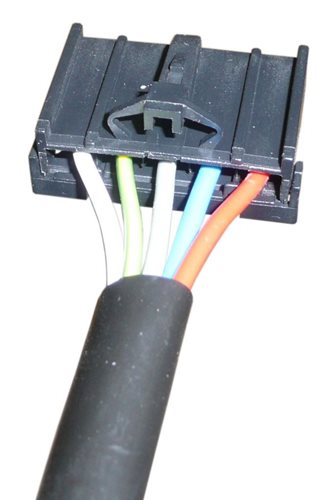 Wtyczka z wiązką regulatora nadmuchu