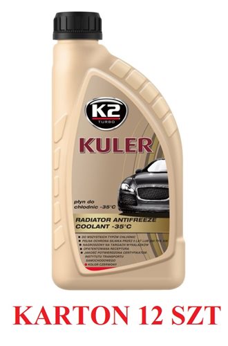 PLYN DO CHLODNIC KULER 1L -35C CZERWONY