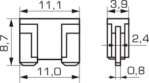 BEZPIECZ.PLYT.10 A   MINIVAL LOW PROFILE