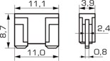BEZPIECZ.PLYT.25 A   MINIVAL LOW PROFILE