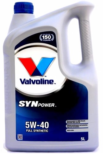 OLEJ VALVOLINE 5W-40 SYNPOWER 5L