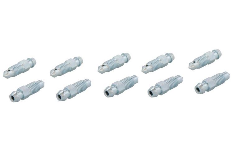 Odpowietrznik hamulca (M7x1mm) opakowanie 10szt. MERCEDES CITAN (415), CITAN MIXTO (415)  VOLVO 440 K  CITROEN C1, C1 II, C6, DS3, JUMPY  DACIA LOGAN, LOGAN MCV, SANDERO 0.6-Electric 08.88-