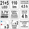 LAMPA WARSZTATOWA 21+5 LED