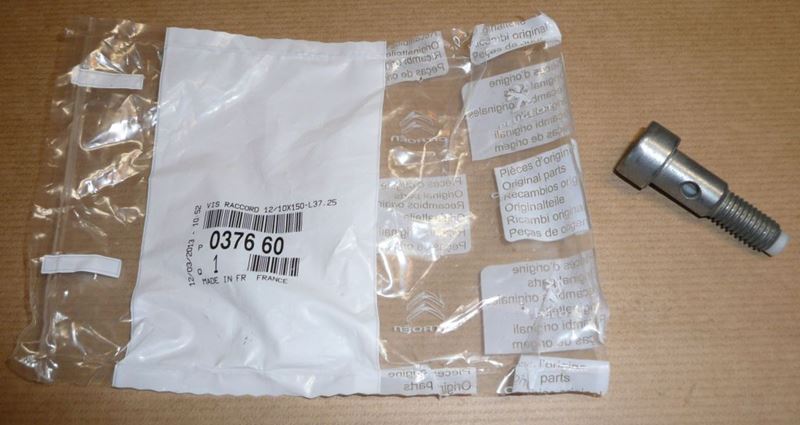 Śruba złącza turbiny Citroen C2 Citroen C4 Peugeot 1007 Peugeot 206