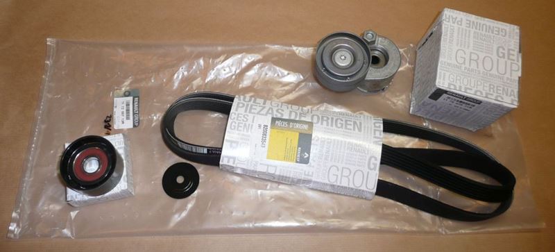 Komplet paska klinowego Renault Laguna II 1.9 Dci
