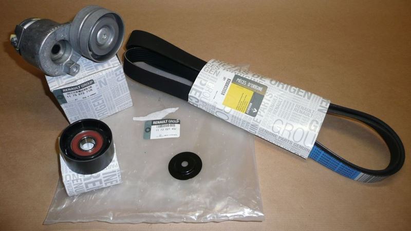 Komplet paska klinowego Renault Laguna II III 1.9 Dci