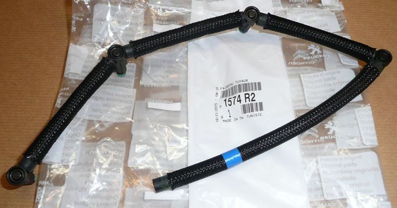 Przewód zwrotny wtrysku Peugeot 207 308 1.6 Hdi