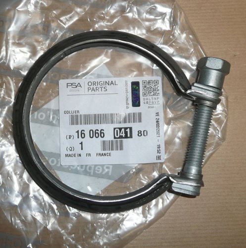 Obejma rury katalizatora Citroen Jumper III