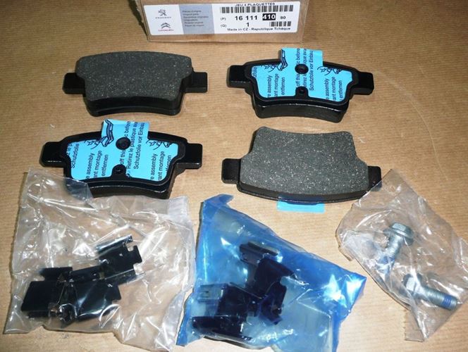 Klocki hamulcowe Citroen C4 Picasso tył