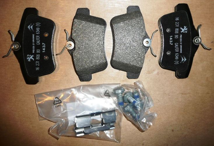 Klocki hamulcowe Citroen C4 II DS4 DS5 tył