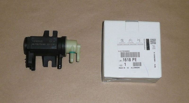 Elektrozawór turbo Citroen C3 C4 Peugeot 207 1.6 Hdi