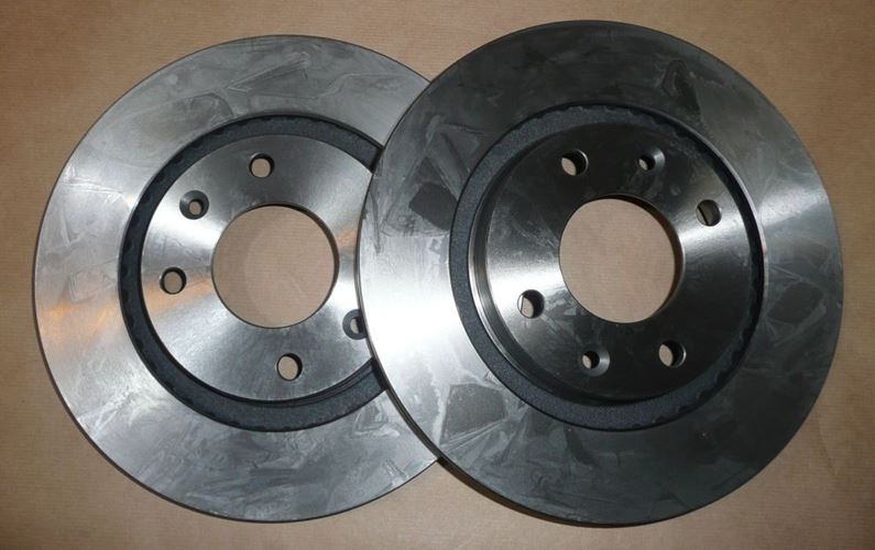 Tarcza hamulcowa komplet Citroen C2 Citroen C3 Peugeot 207 przód