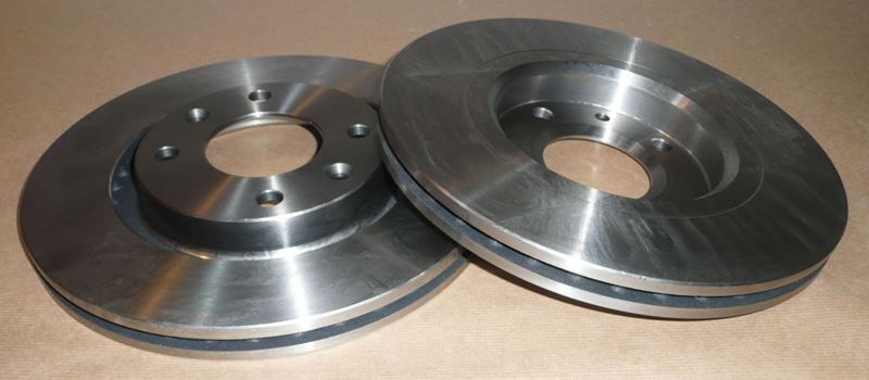 Tarcza hamulcowa komplet Citroen C2 Citroen C3 Peugeot 207 przód