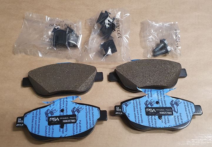Klocki Hamulcowe Przód Oryginał Citroen C3 Aircross 2008