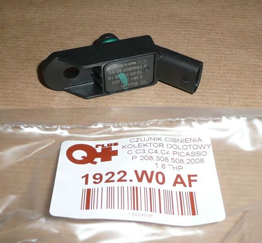 Czujnik ciśnienia kolektora dolotowego Citroen C3 Peugeot 2008 1.6 THP