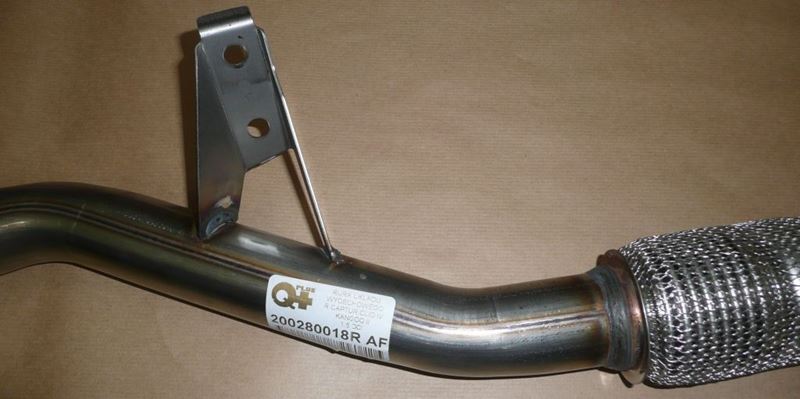 Rura układu wydechowego Renault Captur 1.5 Dci