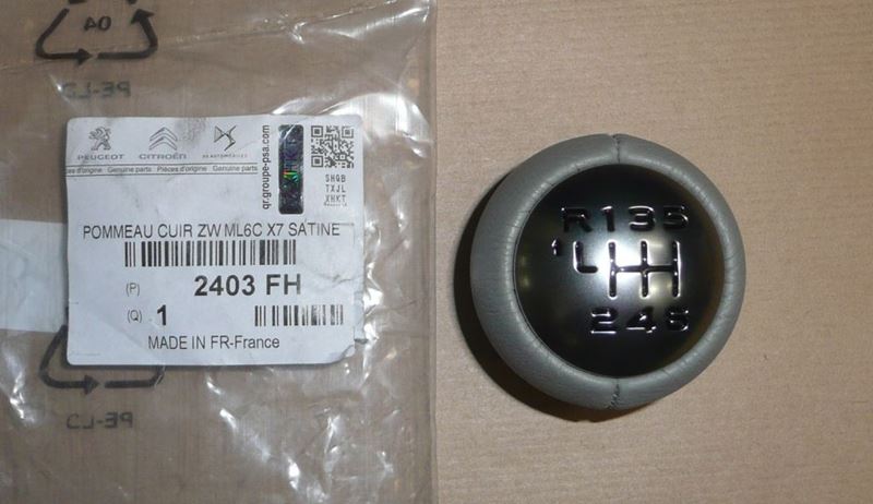 Gałka zmiany biegów Citroen C3 Peugeot 307 6 biegów ML6C