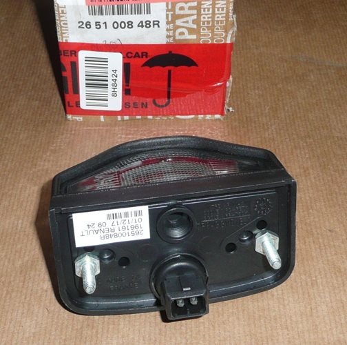Lampa tablicy rejestracyjnej Renault Master III