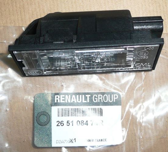 Lampa tablicy rejestracyjnej Renault Megane III