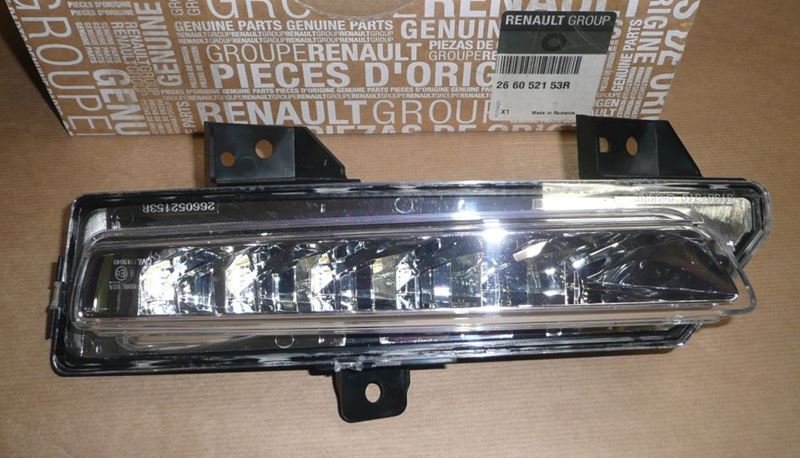 Lampa jazdy dziennej LED Renault Megane III lewe