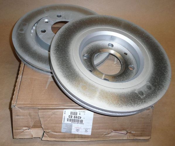 Tarcza hamulcowa komplet Citroen C2 Citroen C3 Peugeot 207 przód