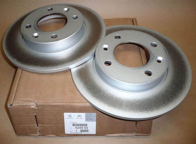 Tarcza hamulcowa komplet Citroen Berlingo Peugeot 307 tył