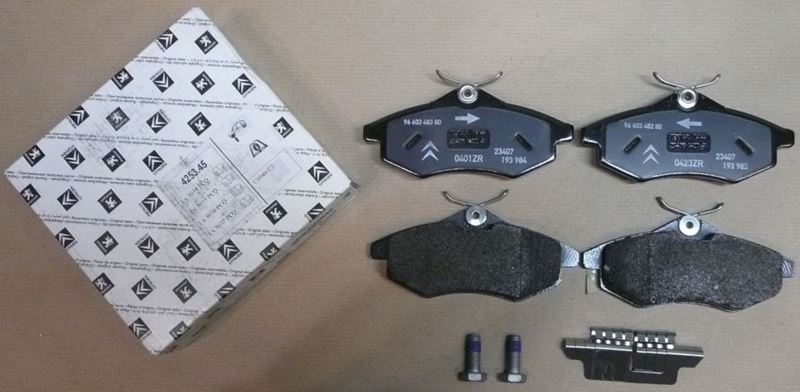 Klocki hamulcowe Citroen C2 1.6i Citroen C3 1.1 1.4 Hdi